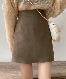 シンプル台形ミニスカート