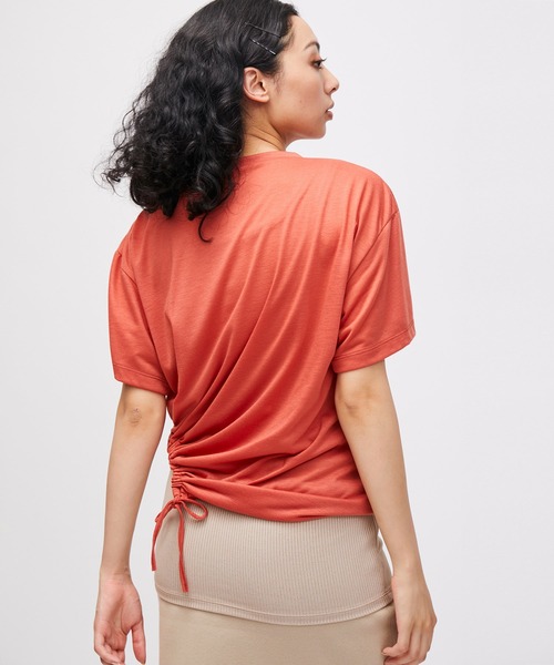 NERGY（ナージー）の「【セットアイテム】【UV & 吸水速乾】タンクレイヤード シャーリングTシャツ（アンサンブル・レディース・レンガ/グリーン/ブラック・FREE）」の11枚目の写真