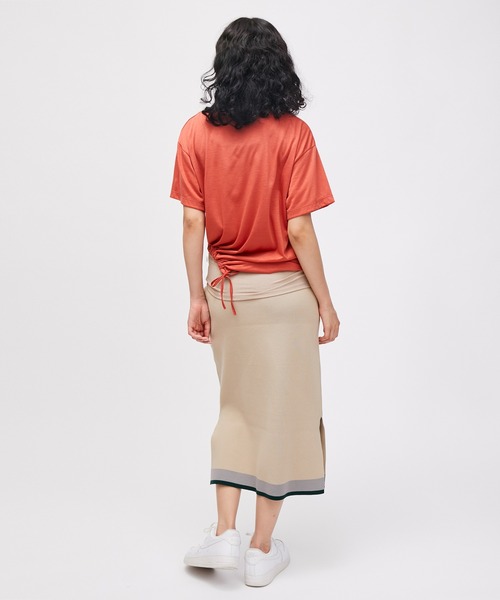 NERGY（ナージー）の「【セットアイテム】【UV & 吸水速乾】タンクレイヤード シャーリングTシャツ（アンサンブル・レディース・レンガ/グリーン/ブラック・FREE）」の17枚目の写真