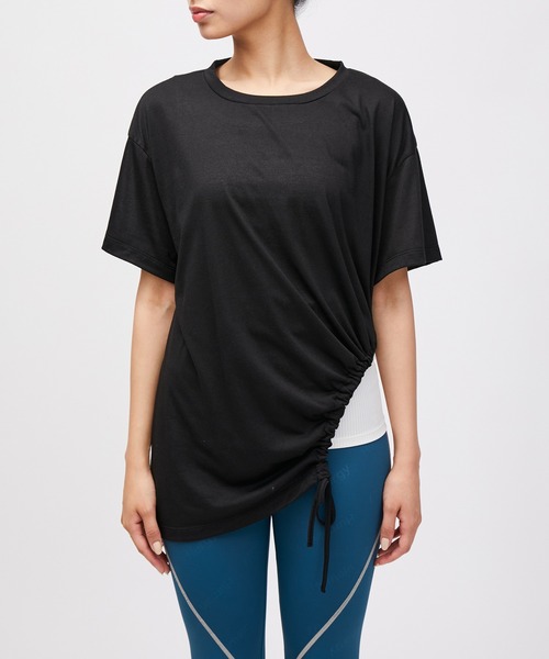 NERGY（ナージー）の「【セットアイテム】【UV & 吸水速乾】タンクレイヤード シャーリングTシャツ（アンサンブル・レディース・レンガ/グリーン/ブラック・FREE）」の20枚目の写真