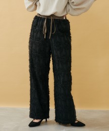 LUGIVa カットジャガードパンツ