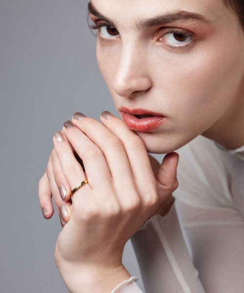 CENE（セネ）の「【CENE】セネ/クレールカットリング（リング・レディース・ゴールド・#13/#11/#9）」の10枚目の写真