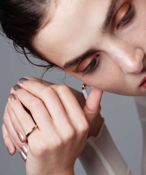 CENE（セネ）の「【CENE】セネ/クレールカットリング（リング・レディース・ゴールド・#13/#11/#9）」の2枚目の写真