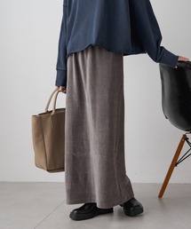 PUAL CE CIN | 【WEB限定カラーあり】ストレッチコールスカート(スカート)