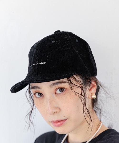 studio CLIP(スタディオクリップ)の「【抗菌防臭】コーデュロイロゴキャップ(キャップ・レディース・ブラック/キャメル/ブラウン/アイボリー・FREE)」の5枚目の写真