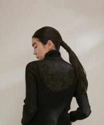 SALON adam et rope' | ホールガーメントモヘアシアータートルプルオーバー(ニット/セーター)
