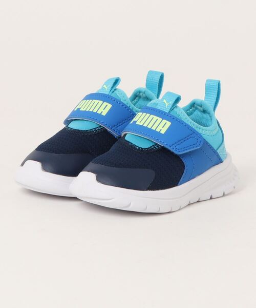 PUMA(プーマ)の「《PUMA》エボルブ スリップオン インファント(スリッポン・キッズ・ピンク系その他/ダークグレー/ブルー系その他・14.0cm/15.0cm/13.0cm/16.0cm)」の1枚目の写真