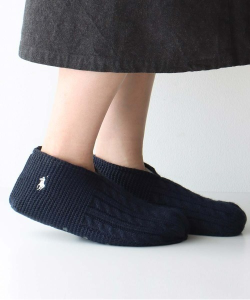★関税込★POLO RALPH LAUREN★ ポロ モコモコ slipper★ 関税込☆POLO RALPH LAUREN☆ラルフ ローレン モコモコスリッパ