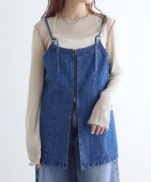 デニムキャミワンピース