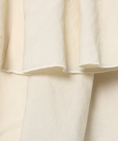 LOWRYS FARM（ローリーズファーム）の「フリルショートボレロＬＳ  975964（カーディガン/ボレロ・レディース・ホワイト/ブラック/オレンジ・FREE）」の17枚目の写真