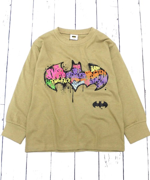 ZI-ON(ジーオン)の「BATMAN バットマン ロゴロンT(Tシャツ/カットソー・キッズ・杢グレー/ネイビー/ベージュ/ブラック/オレンジ/オフホワイト/ネイビー系/ブラック系その他・150cm/140cm/160cm/130cm/110cm/120cm)」の11枚目の写真
