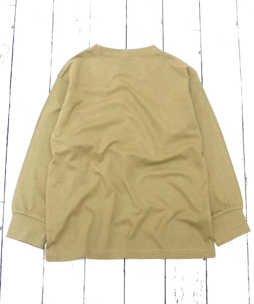 ZI-ON(ジーオン)の「BATMAN バットマン ロゴロンT(Tシャツ/カットソー・キッズ・杢グレー/ネイビー/ベージュ/ブラック/オレンジ/オフホワイト/ネイビー系/ブラック系その他・150cm/140cm/160cm/130cm/110cm/120cm)」の9枚目の写真