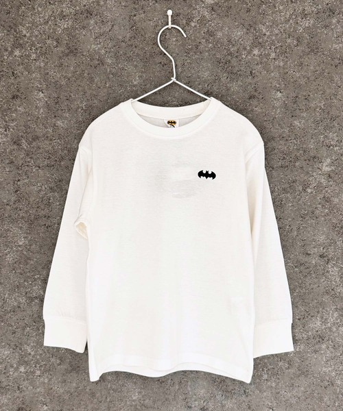 ZI-ON(ジーオン)の「BATMAN バットマン ロゴロンT(Tシャツ/カットソー・キッズ・杢グレー/ネイビー/ベージュ/ブラック/オレンジ/オフホワイト/ネイビー系/ブラック系その他・150cm/140cm/160cm/130cm/110cm/120cm)」の18枚目の写真