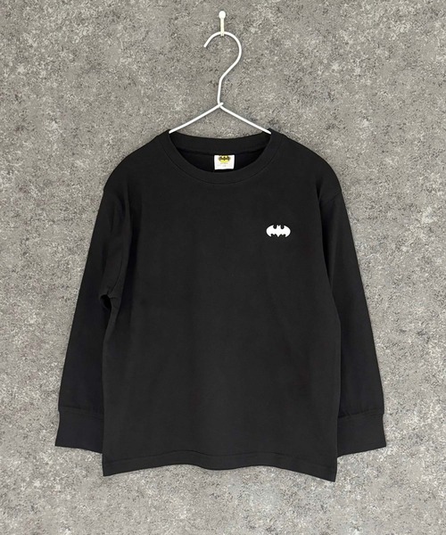 ZI-ON(ジーオン)の「BATMAN バットマン ロゴロンT(Tシャツ/カットソー・キッズ・杢グレー/ネイビー/ベージュ/ブラック/オレンジ/オフホワイト/ネイビー系/ブラック系その他・150cm/140cm/160cm/130cm/110cm/120cm)」の22枚目の写真