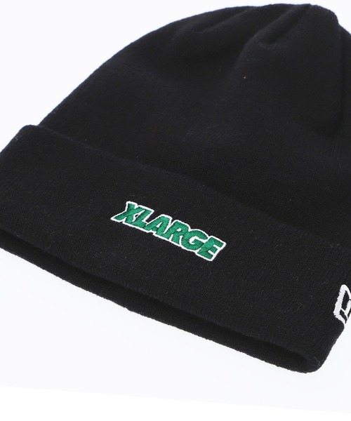 NEW ERA(ニューエラ)の「XLARGE×NEW ERA STANDARD LOGO CUFF BEANIE(ニットキャップ/ビーニー・メンズ・グリーン/バーガンディー/ネイビー/グレー/ブラック・ONE SIZE)」の7枚目の写真