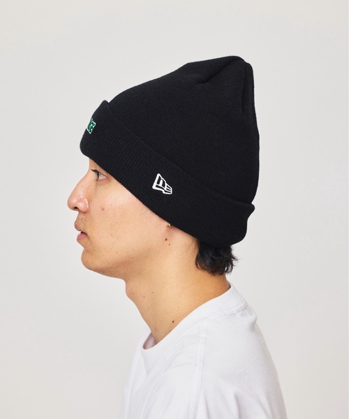 NEW ERA(ニューエラ)の「XLARGE×NEW ERA STANDARD LOGO CUFF BEANIE(ニットキャップ/ビーニー・メンズ・グリーン/バーガンディー/ネイビー/グレー/ブラック・ONE SIZE)」の11枚目の写真