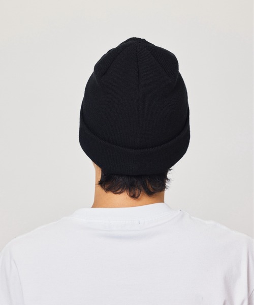 NEW ERA(ニューエラ)の「XLARGE×NEW ERA STANDARD LOGO CUFF BEANIE(ニットキャップ/ビーニー・メンズ・グリーン/バーガンディー/ネイビー/グレー/ブラック・ONE SIZE)」の12枚目の写真