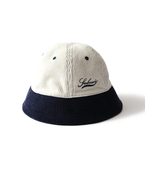 Subciety(サブサエティ)の「2TONE CORDUROY HAT(ハット・メンズ・ブラック/ブラウン/ネイビー/オリーブ・FREE)」の8枚目の写真