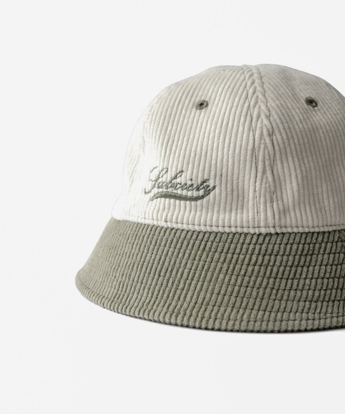 Subciety(サブサエティ)の「2TONE CORDUROY HAT(ハット・メンズ・ブラック/ブラウン/ネイビー/オリーブ・FREE)」の10枚目の写真