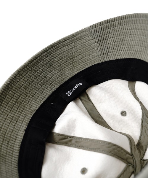 Subciety(サブサエティ)の「2TONE CORDUROY HAT(ハット・メンズ・ブラック/ブラウン/ネイビー/オリーブ・FREE)」の11枚目の写真