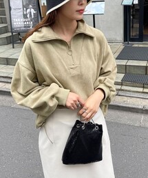 ダンボールスエードアノラックプルオーバー
