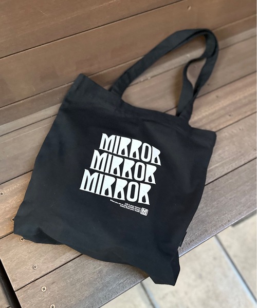 mi via loca(ミヴィアロカ)の「RECYCLED SOFT FABRIC MIRRORロゴ トートバッグ(トートバッグ・レディース・ホワイト系その他/アイボリー/ブラック/レッド・FREE)」の16枚目の写真