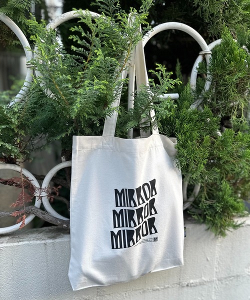 セール】RECYCLED SOFT FABRIC MIRRORロゴ トートバッグ（トート