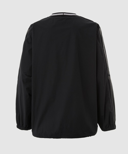 TAKAHIROMIYASHITATheSoloIst.(タカヒロミヤシタザソロイスト)の「back gusset sleeve v-neck football shirt.(bone type02)(その他トップス・メンズ・ブラック×ホワイト/ブラック×ブラック・46/44)」の8枚目の写真