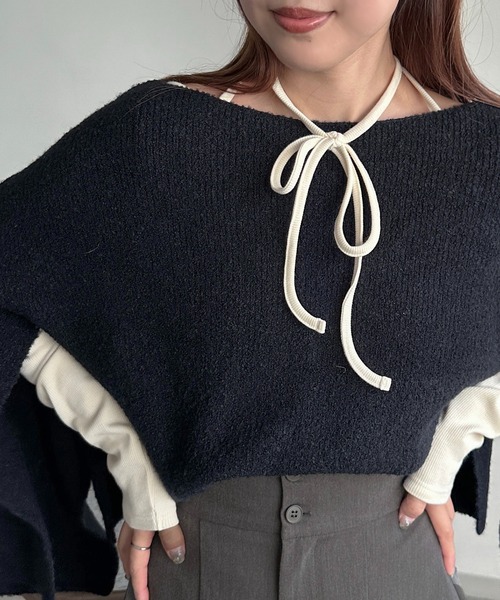 soie by apres jour mignon(ソワバイアプレジュールミニョン)の「【soie by apres jour mignon】デザインカットソー【ZOZOTOWN限定アイテム】(Tシャツ/カットソー・レディース・アイボリー/ブラック・SMALL/MEDIUM)」の4枚目の写真
