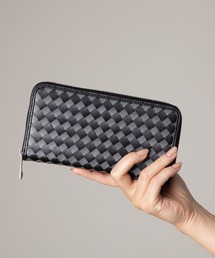 GUIONNET（ギオネ）の「ギオネ タイニー タイル ラウンドファスナー レザー 長財布　GUIONNET TINY TILE ROUND FASTNER LONG WALLET "TTL"（財布）」