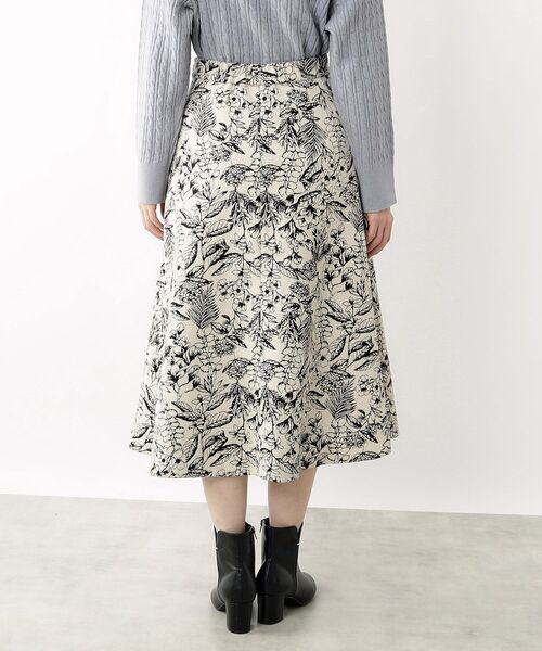 index（インデックス）の「◆ボタニカルAラインフレアスカート【洗濯機洗い可】（スカート・レディース・ブルー系/アイボリー系/ブラック系・38/40/42/36）」の21枚目の写真
