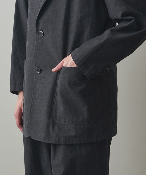 steven alan ダークグレー シャンブレーチェスターコート 中古・古着通販】STEVEN ALAN (スティーブンアラン