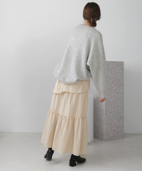 Bab（バブ）の「ラメニットプルオーバー（ニット/セーター・レディース・ゴールド/シルバー・FREE）」の10枚目の写真