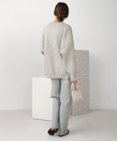 Bab（バブ）の「ラメニットプルオーバー（ニット/セーター・レディース・ゴールド/シルバー・FREE）」の13枚目の写真