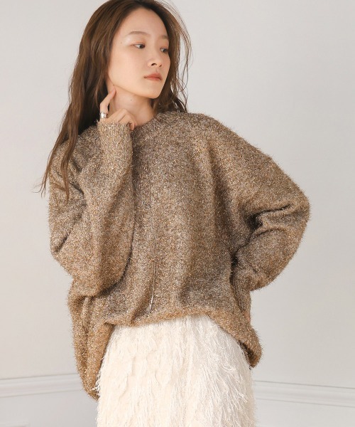 Bab（バブ）の「ラメニットプルオーバー（ニット/セーター・レディース・ゴールド/シルバー・FREE）」の17枚目の写真