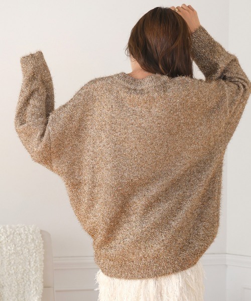 Bab（バブ）の「ラメニットプルオーバー（ニット/セーター・レディース・ゴールド/シルバー・FREE）」の20枚目の写真