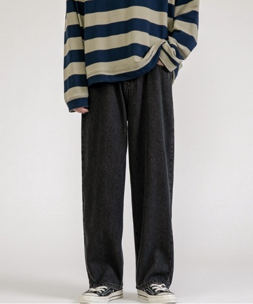 VIBGYOR(ヴィブジョー)の「デニムパンツ(BL)(デニムパンツ・メンズ・ブルー/チャコールグレー/ブラック/サックスブルー・MEDIUM/LARGE)」の2枚目の写真