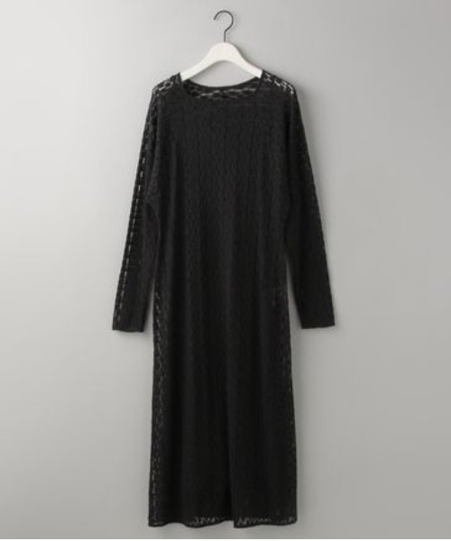 A part by(アパートバイ)の「ソウレースIラインワンピース(ワンピース・レディース・ブラック/アイボリー・FREE)」の1枚目の写真