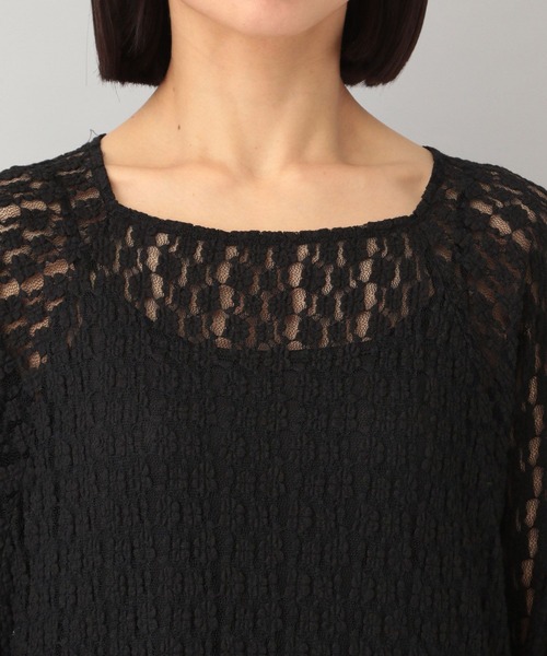 A part by(アパートバイ)の「ソウレースIラインワンピース(ワンピース・レディース・ブラック/アイボリー・FREE)」の11枚目の写真