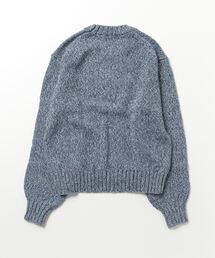 ポロラルフローレン 23AW ロゴインターシャメランジクルーネックニット ポロラルフローレン 23AW ロゴインターシャメランジクルーネック