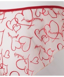 【PEACH JOHN】ハートチュールノンワイヤーブラセットベージュ&ブラック PEACH JOHN】ハートチュールノンワイヤーブラセットベージュ