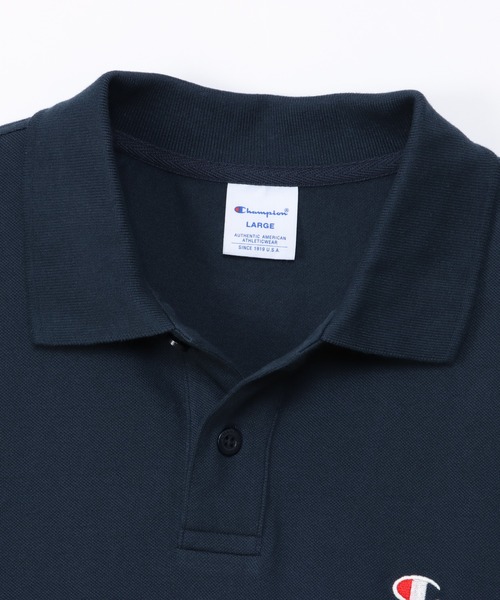 Champion(チャンピオン)の「【Champion/チャンピオン】メンズ ベーシック 大きいサイズ ポロシャツ(ポロシャツ・メンズ・ブラック/グレー/ホワイト/ネイビー・XX-LARGE/XXX-LARGE/XXXX-LARGE)」の19枚目の写真