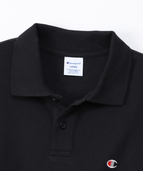 Champion(チャンピオン)の「【Champion/チャンピオン】メンズ ベーシック 大きいサイズ ポロシャツ(ポロシャツ・メンズ・ブラック/グレー/ホワイト/ネイビー・XX-LARGE/XXX-LARGE/XXXX-LARGE)」の11枚目の写真