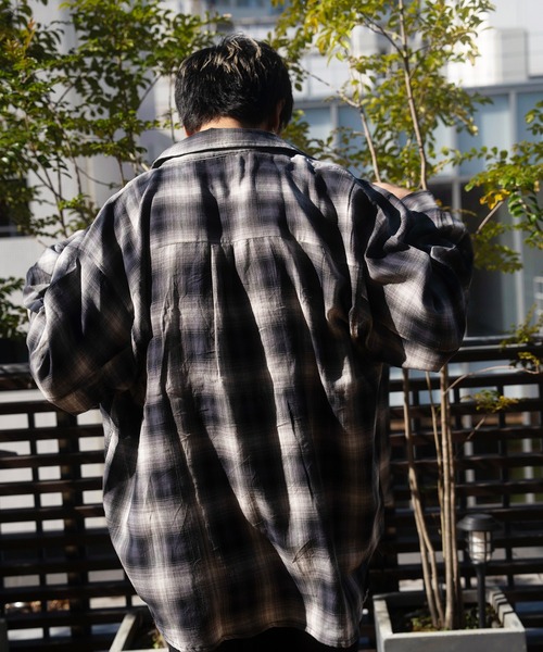 JACKROSE（ジャックローズ）の「JE-CHECK SHIRT LS（シャツ/ブラウス・メンズ・ブラック/ベージュ/ブラック系2・FREE）」の6枚目の写真