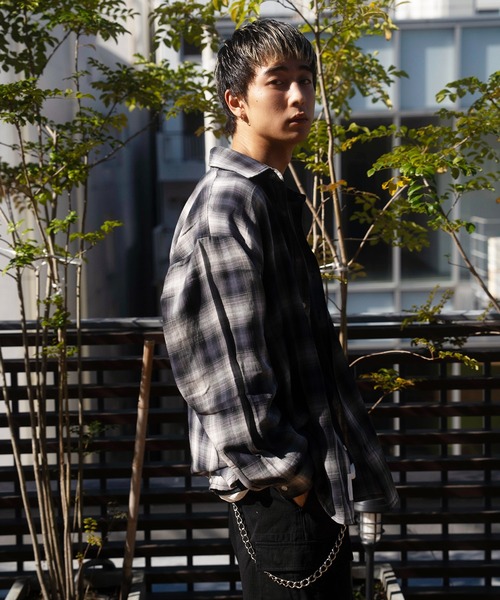 JACKROSE（ジャックローズ）の「JE-CHECK SHIRT LS（シャツ/ブラウス・メンズ・ブラック/ベージュ/ブラック系2・FREE）」の7枚目の写真