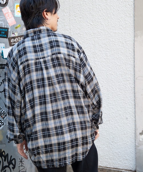 JACKROSE（ジャックローズ）の「JE-CHECK SHIRT LS（シャツ/ブラウス・メンズ・ブラック/ベージュ/ブラック系2・FREE）」の15枚目の写真