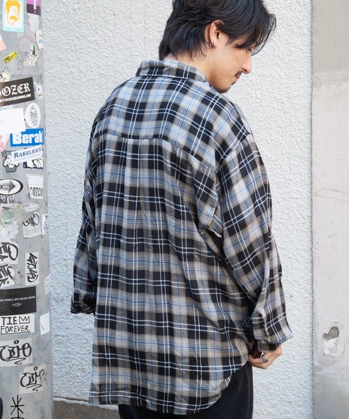 JACKROSE（ジャックローズ）の「JE-CHECK SHIRT LS（シャツ/ブラウス・メンズ・ブラック/ベージュ/ブラック系2・FREE）」の16枚目の写真