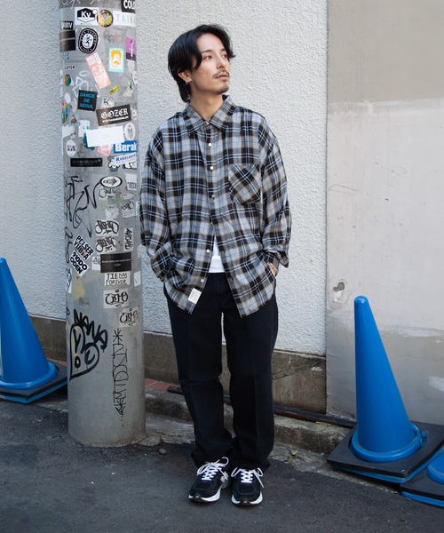 JACKROSE（ジャックローズ）の「JE-CHECK SHIRT LS（シャツ/ブラウス・メンズ・ブラック/ベージュ/ブラック系2・FREE）」の20枚目の写真