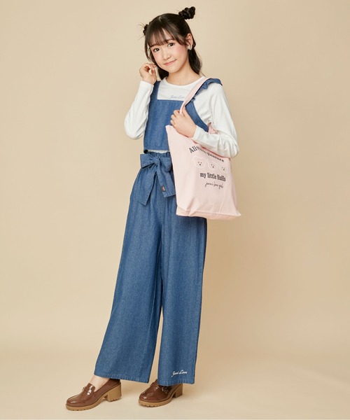 JENNI love（ジェニィラブ）の「【A４サイズ収納可】デイリートートバッグ（トートバッグ・キッズ・ブラック/サックスブルー/ピンク/オレンジ・F）」の14枚目の写真