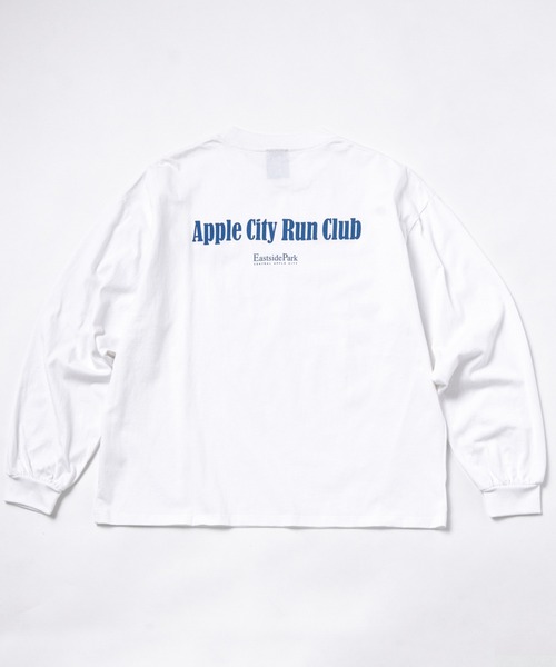 PARROTT CANVAS(パロットキャンバス)の「PARROTT CANVAS/パロットキャンバス Run Club L/S Tee Tシャツ(Tシャツ/カットソー・メンズ・オフホワイト/ネイビー・FREE)」の11枚目の写真
